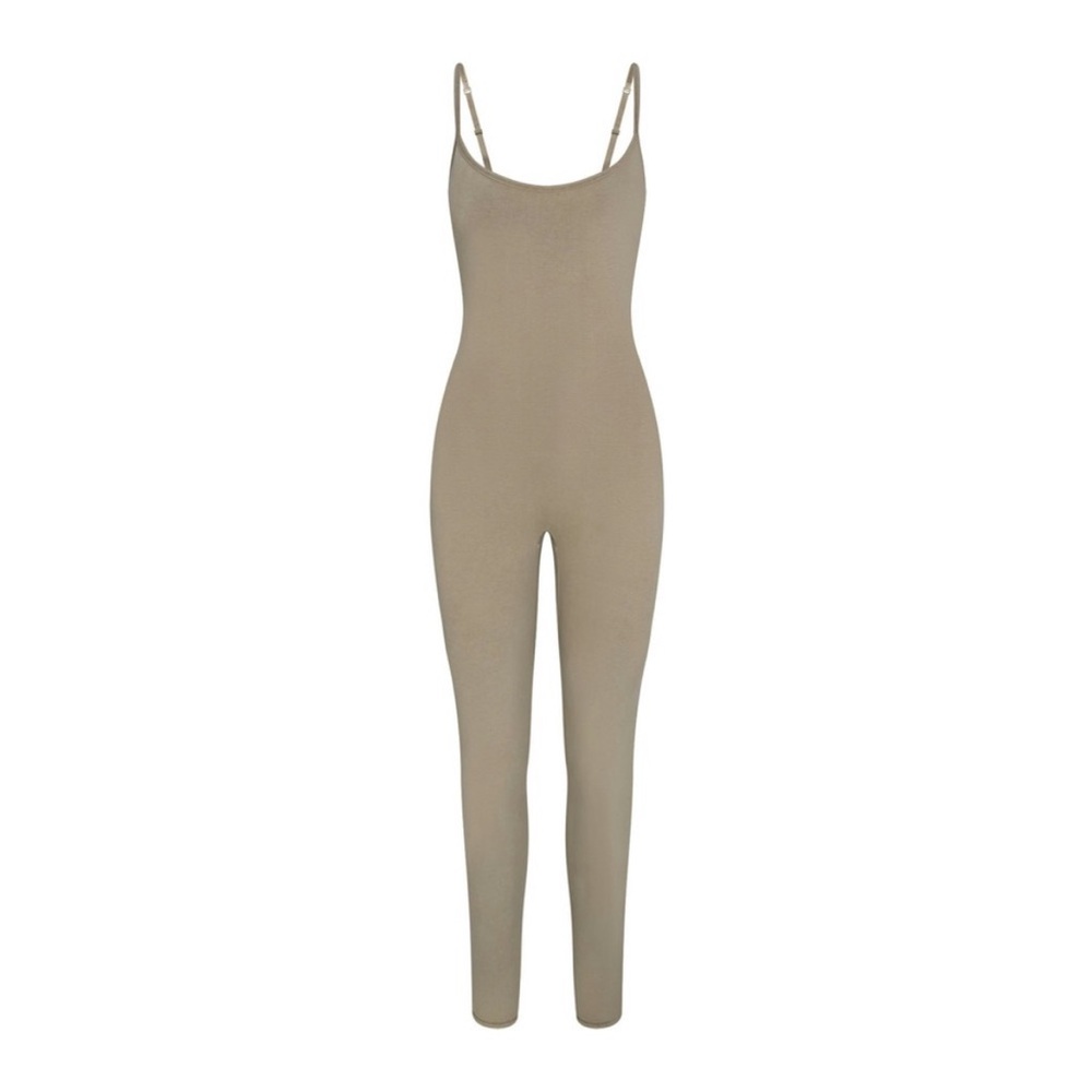 SKIMS Taupe Slim Jumpsuit